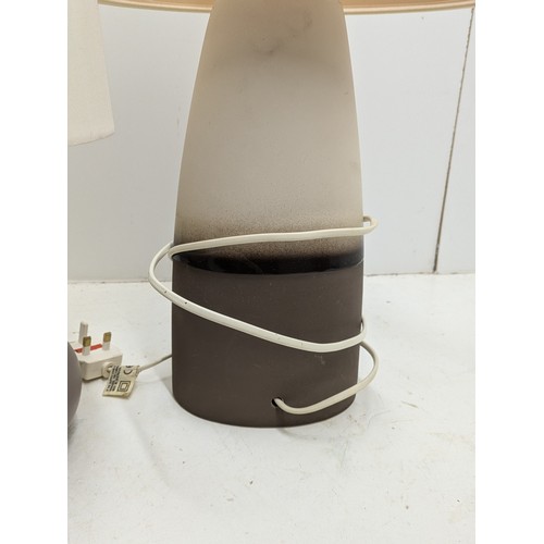 440 - A Pair Of Ceramic Table Lamps