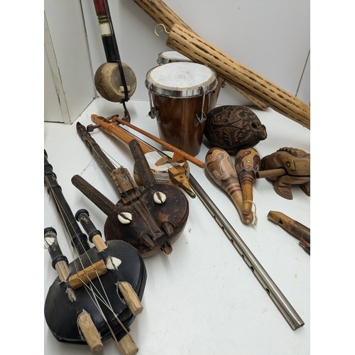 501 - A Large Selection Of Various Wood Instruments