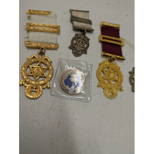 193 - A Selection Of Freemason's Medals