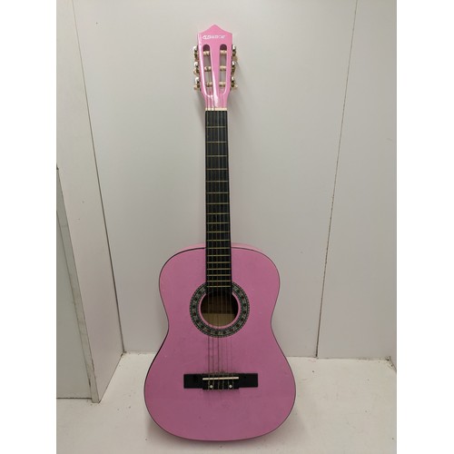 606 - Pink Elevation 3/4 Acoustic Guitar