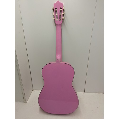 606 - Pink Elevation 3/4 Acoustic Guitar