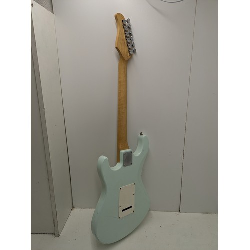 604 - A Blue full size Electric Guitar