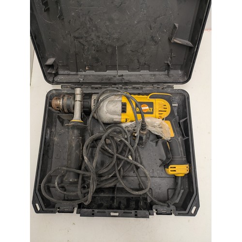 369 - A Dewalt Cordless Drill In Case