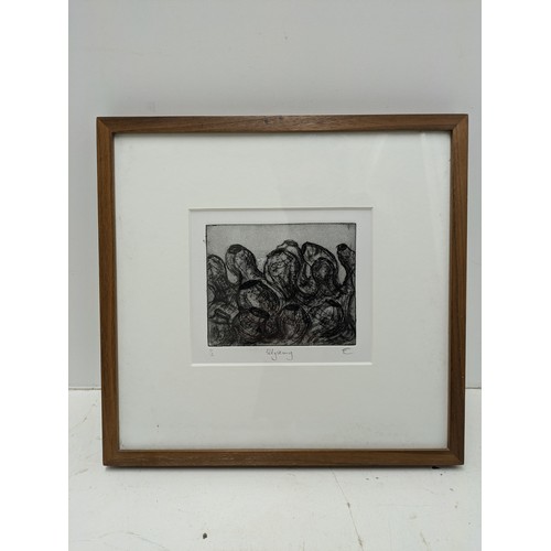 586 - Fiona Campbell MFA MRSS - Polysemy Etching On Handmade Paper