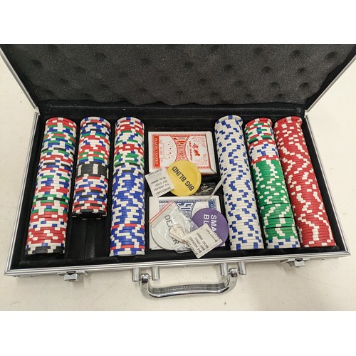 1031 - A Boxed Poker Playing Card And Chip Set