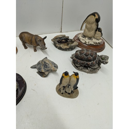 1065 - A Selection of Resin Animal Figures