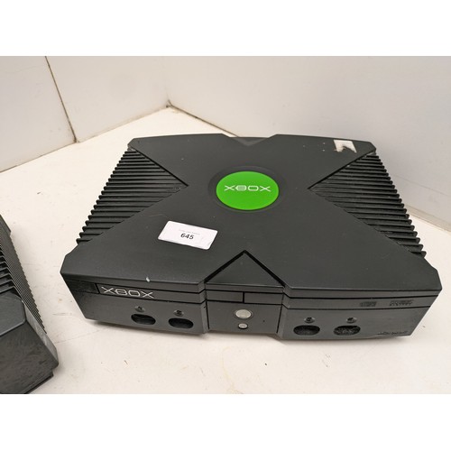 645 - A Pair Of Original Xbox Consoles