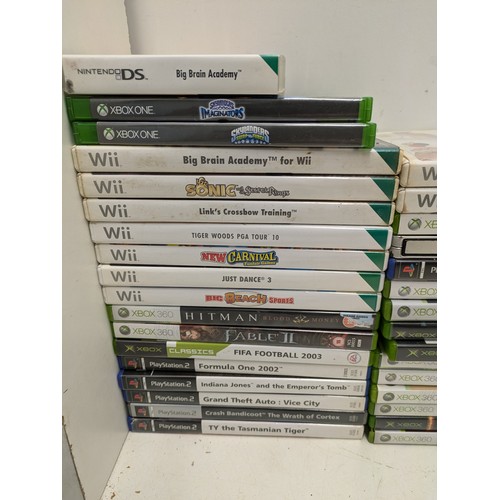 647 - A Selection of Nintendo Wii, Xbox One and PS2 Games