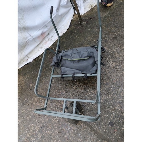 41 - A Fishing Wheelbarrow in a Dark Green Colour