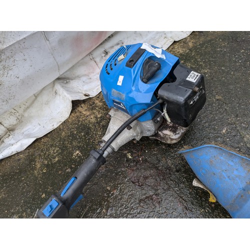 11 - A Hyundai Petrol Strimmer with addition Hedge trimmer attachment