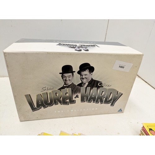 1060 - A Selection of Laurel and Hardy Vintage Comics, and a Complete Laurel And Hardy Box Set