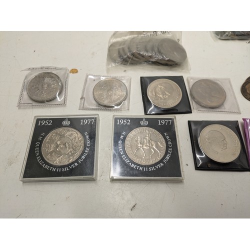 432 - A Large Selection Of Coins, including Pre-Decimal Pennies Dating To the Mid 1850's, and Five Pound C... 