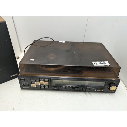 604 - A Vintage Sanyo Stereo System Model JXT4406KL