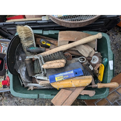 823 - A Large Selection Of Garage And Workshop Tools and Equipment