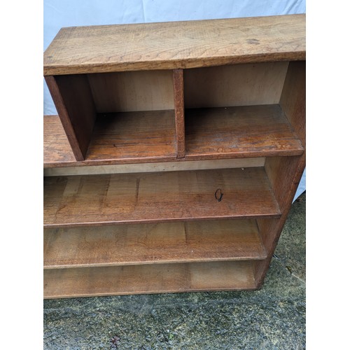 230 - A Stepped Oak Bookcase