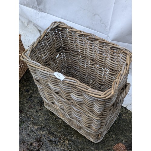 1029 - A Pair of Wicker Baskets