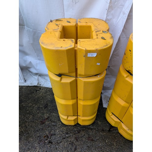 51 - A Pair of Yellow Vehicle Impact Protectors