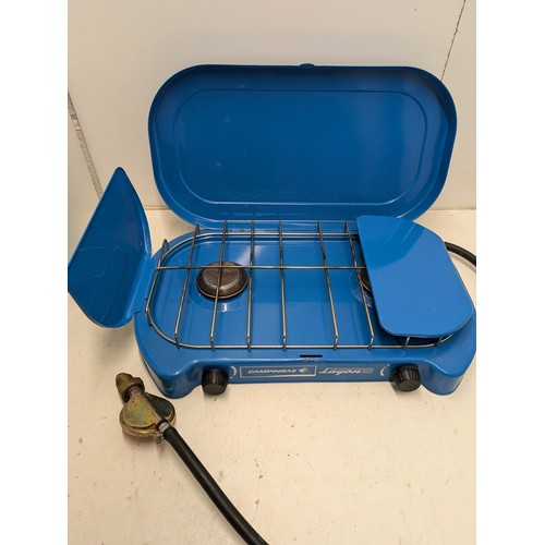 1007 - A Campingaz Twin Portable Gas Camping Hob