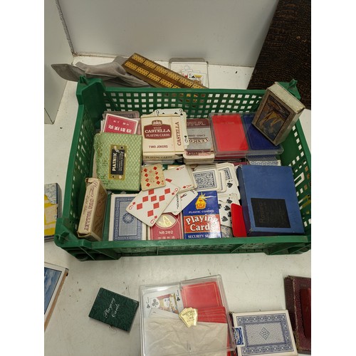 1119 - A Selection of Board Games, and a Large Selection of Vintage Decks Of Cards