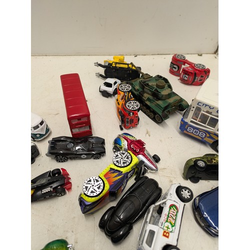 1115 - A Selection Of Various Toy Vehicles including Hot Wheels, Matchbox, Etc