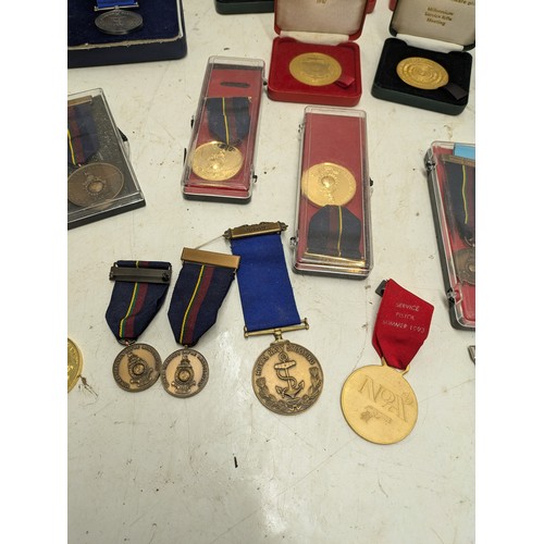 1117 - A Collection of Various Shooting Medals Including Marines and Naval Air Command