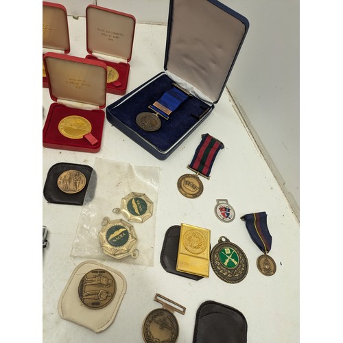 1117 - A Collection of Various Shooting Medals Including Marines and Naval Air Command