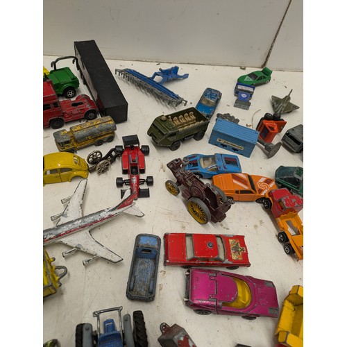 1107 - A Large Collection Of Vintage Die Cast Vehicles Including Dinky, Corgi and Matchbox