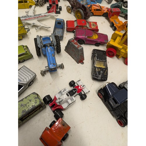 1107 - A Large Collection Of Vintage Die Cast Vehicles Including Dinky, Corgi and Matchbox