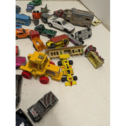 1107 - A Large Collection Of Vintage Die Cast Vehicles Including Dinky, Corgi and Matchbox