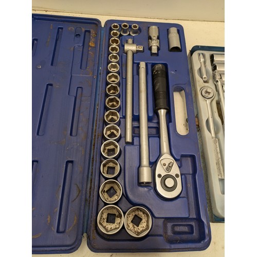 833 - A Pair of Socket Sets In Cases