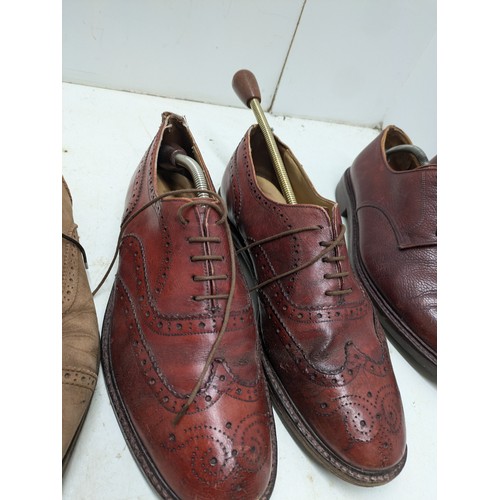 1034 - A Selection of 4 Leather Dress Shoes, including Samuel Windsor and Jones