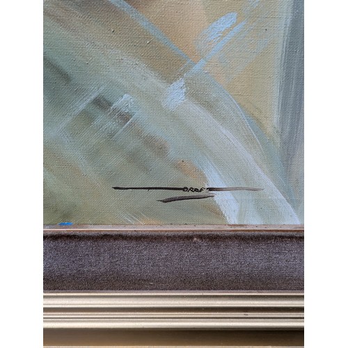 469 - A Painting of a Nude Woman Looking out of a Window - Signed B.Rae