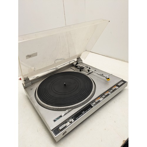 739 - A JVC Model L-F210 Vintage Fully Automatic Direct Drive Turntable Hifi Separate