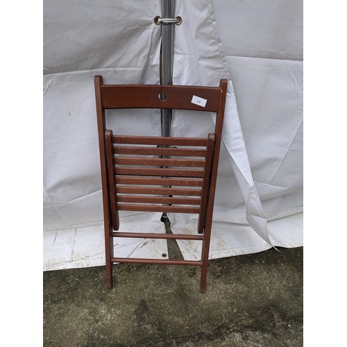 264 - A 1930/40S Directors Collapsible Chair With Blade Back