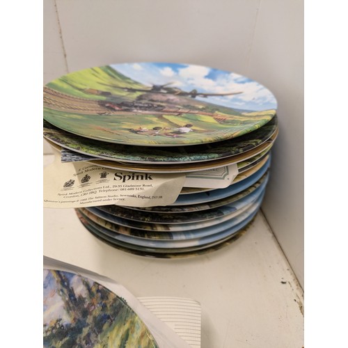 490 - A Large Selection Of The Bradford Exchange Collectors Plates With Certificates Of Authenticity