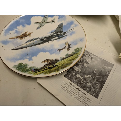 490 - A Large Selection Of The Bradford Exchange Collectors Plates With Certificates Of Authenticity