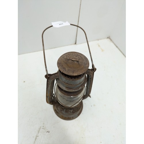 518 - a vintage tin 40s/50s oil lamp - Brighton