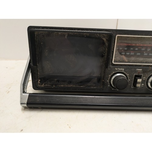 755 - vintage saisho tcr55 television radio cassette recorder