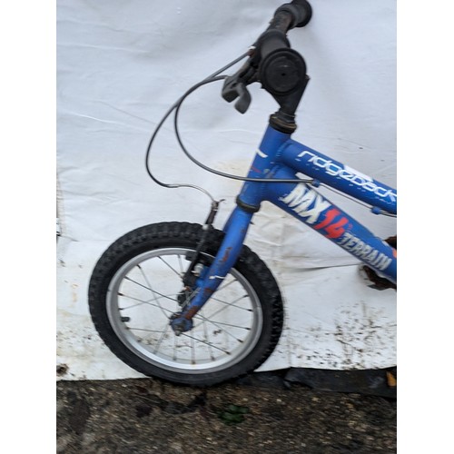 106 - a children's Ridgeback mx14 terrain push bike