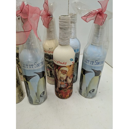 1167 - A Selection Of Christmas Themed Gift Bottles