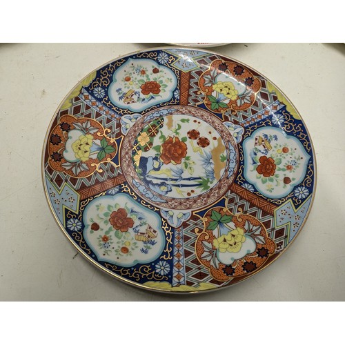 1189 - a selection of floral old English and oriental ceramic plates