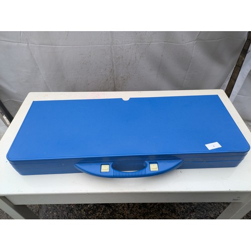 6 - A Blue Collapsible Picnic Table