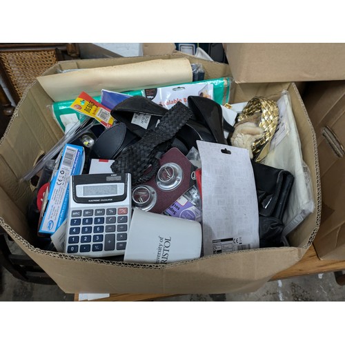 1001 - A Job Lot of Household Clearance Goods, including Tools, Electronics, Ornaments, Clothing, Etc