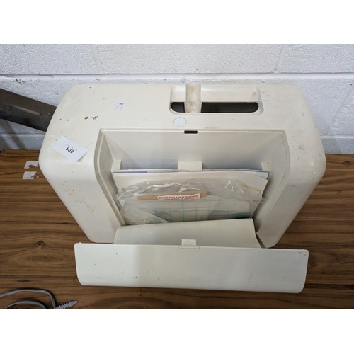 608 - A Brother Super Galaxie 2 Sewing Machine with Manual, Case and Pedal