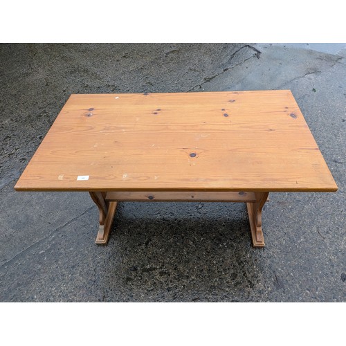 209 - A Modern Pine Dining Table - Approx 136x78x73cm