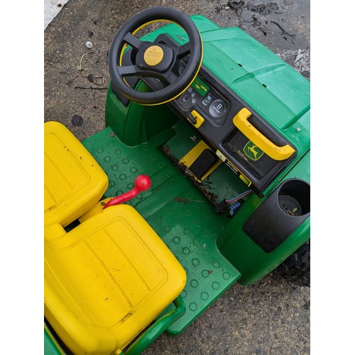 41 - A. John Deere battery powered ride on quad bike