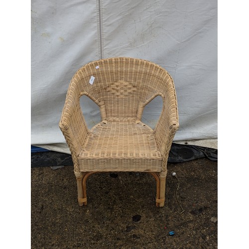 216 - A Tradition English Wicker Chair