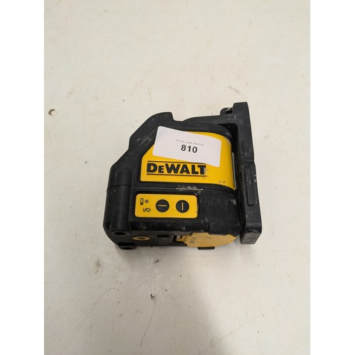 810 - A Dewalt Dw088 type 2 laser level