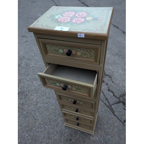 242 - A Vintage Oriental 7 Drawer Chest Of Drawers