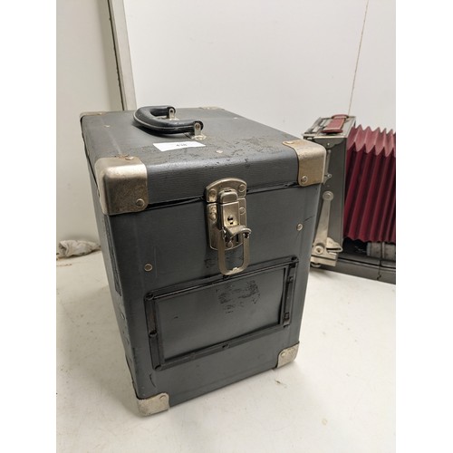 438 - A Rare 19th Century Agfa Ansco Camera In Protective Case